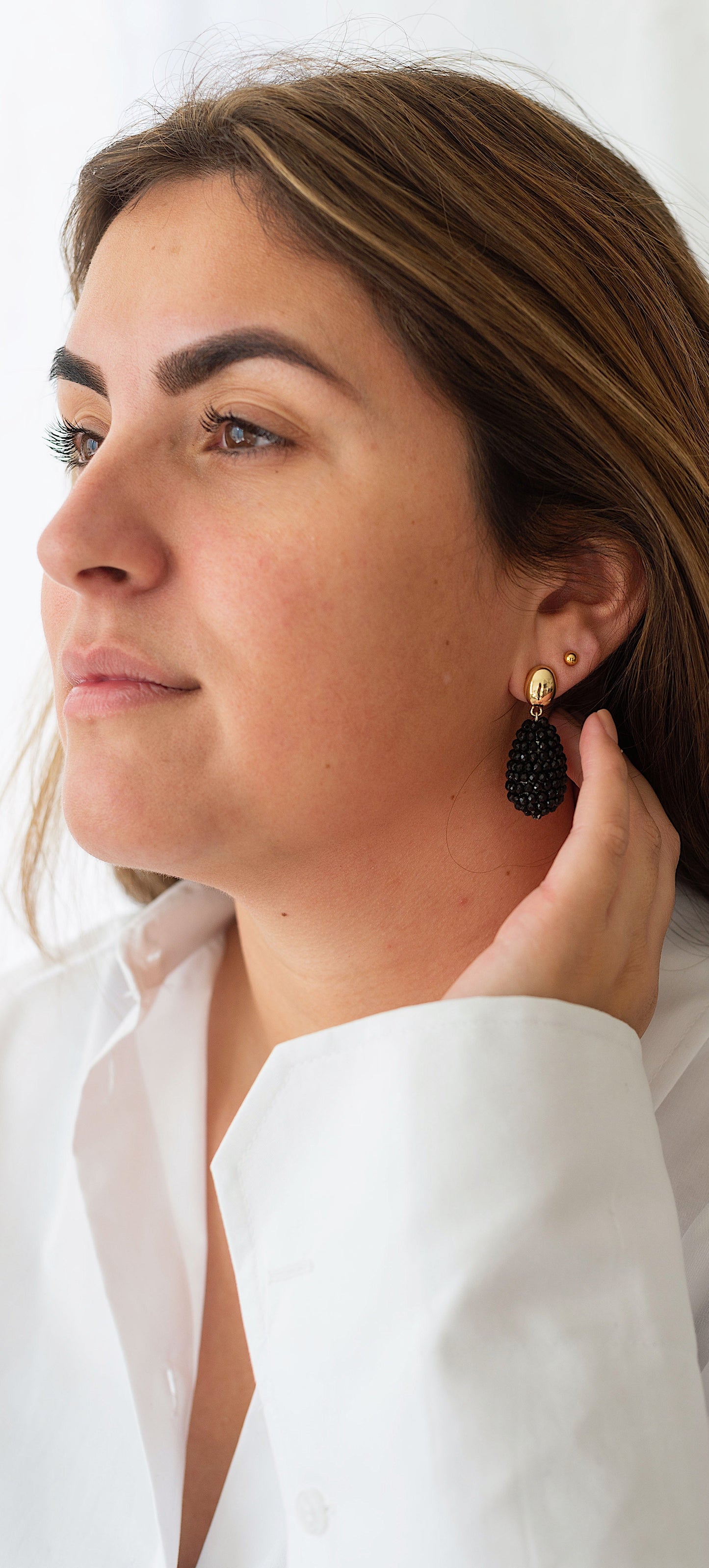 Poppy Earrings | Black