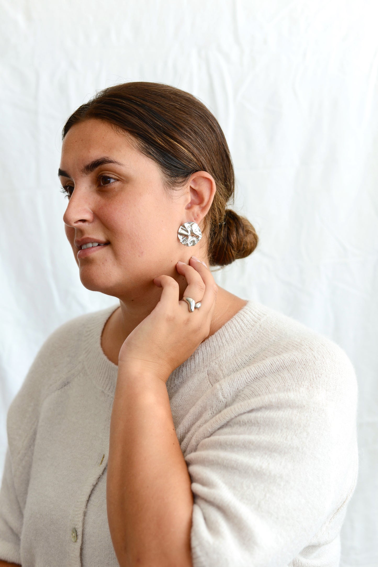 Holly Earstuds | Silver