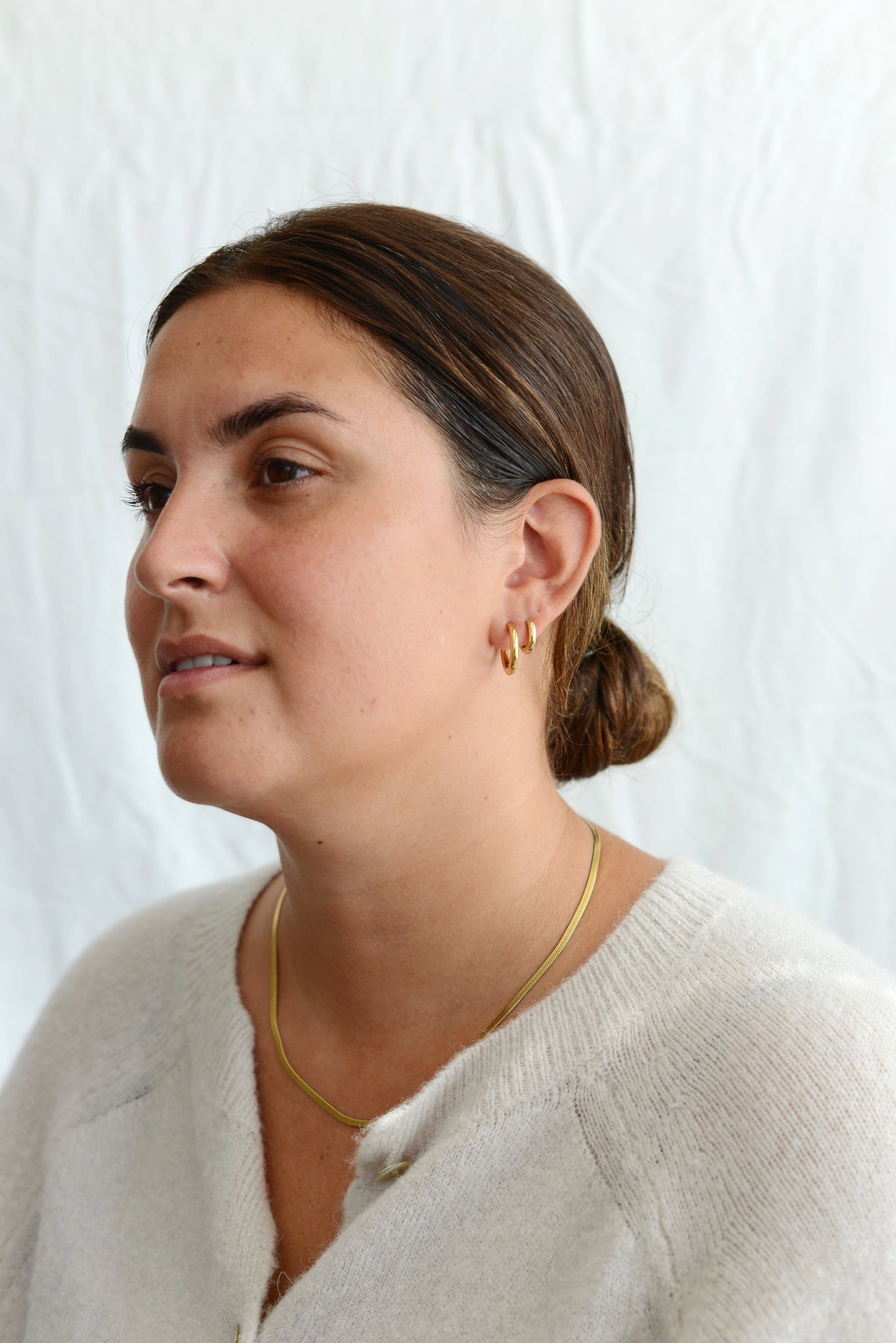 Classic Earrings Small | Gold