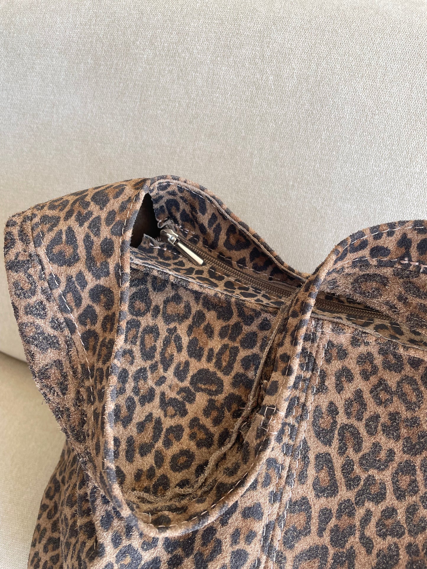 Abby Suede Bag | Panter