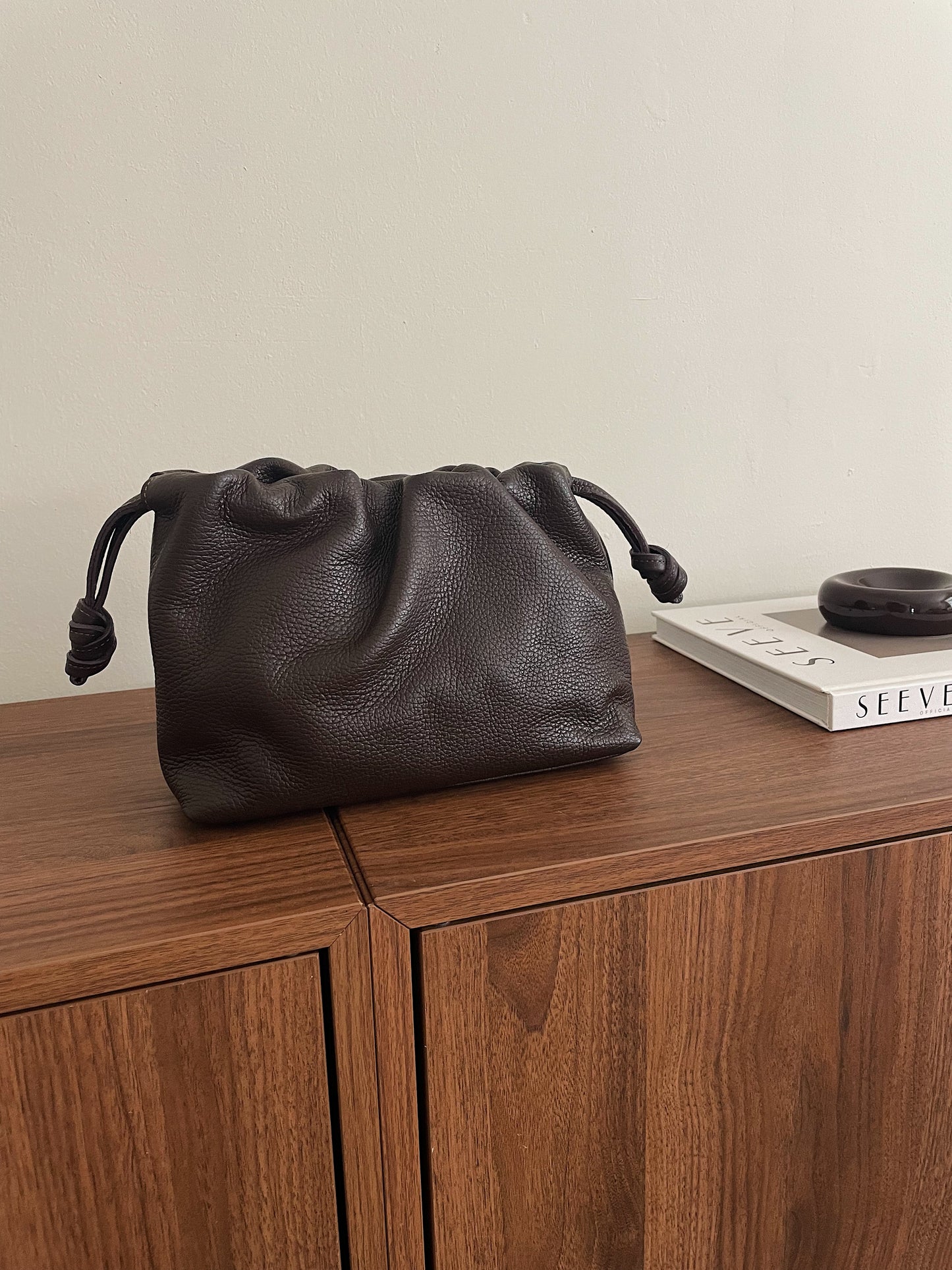 Liv Clutch | Dark Brown