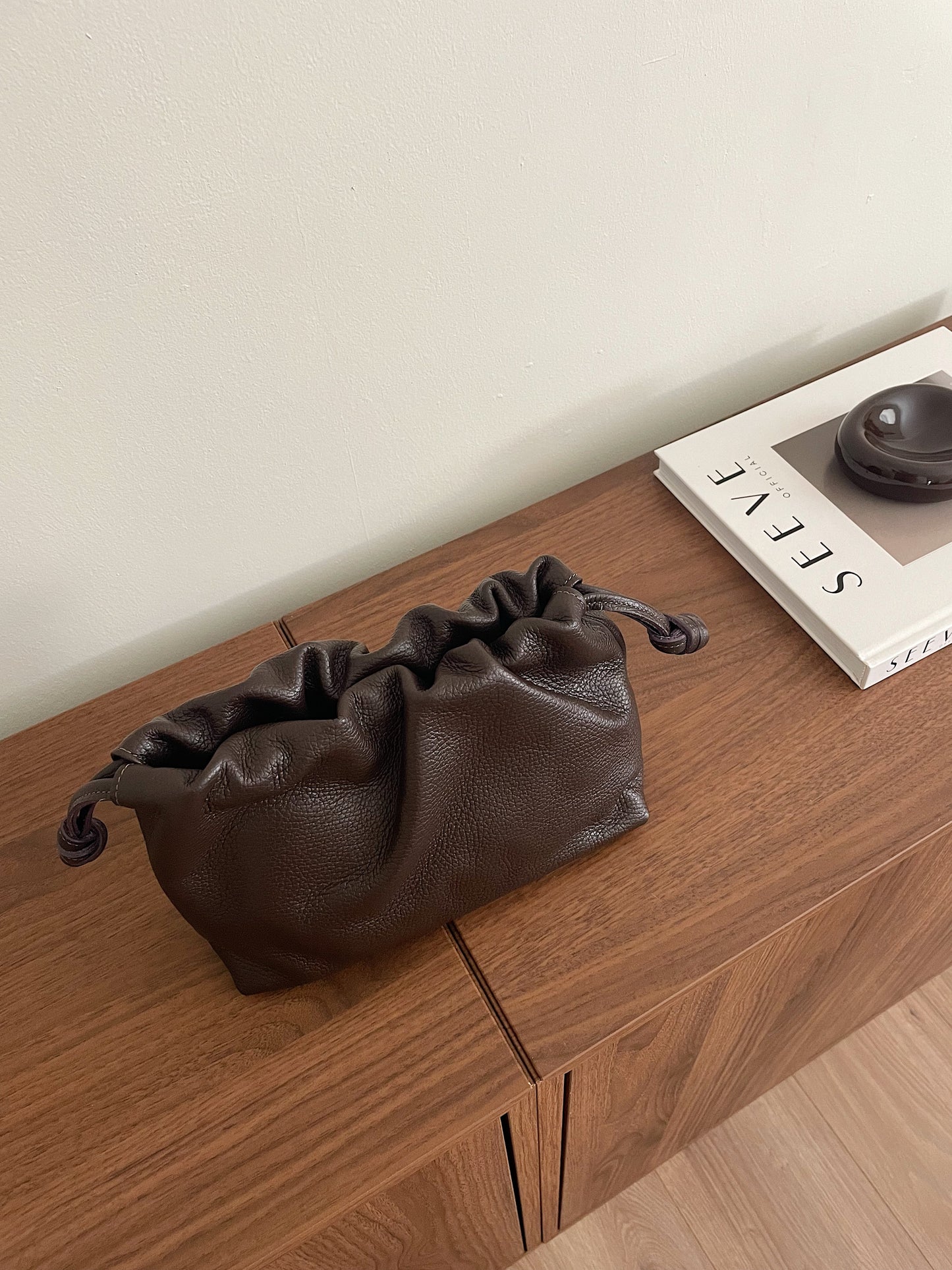 Liv Clutch | Dark Brown