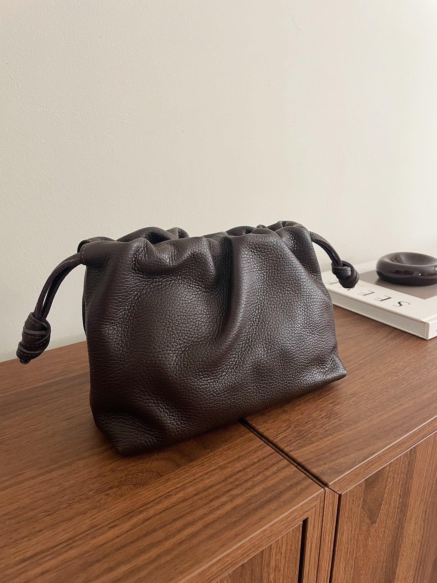 Liv Clutch | Dark Brown
