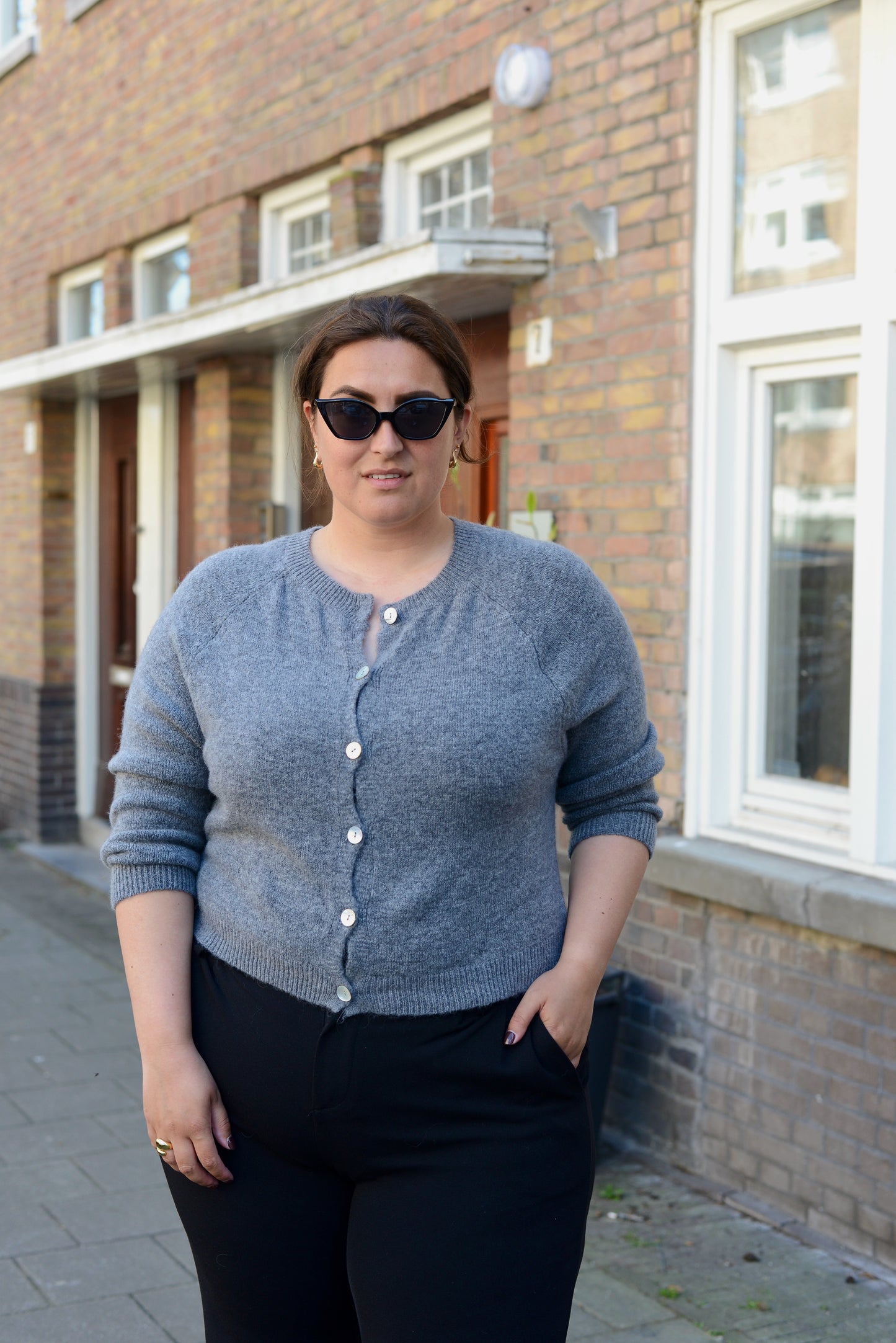 Marley Knit Cardigan | Dark Grey