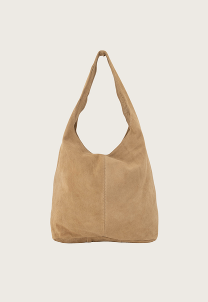 Abby Suede Bag | Sand