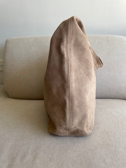 Abby Suede Bag | Sand