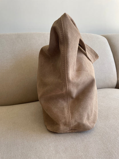 Abby Suede Bag | Sand
