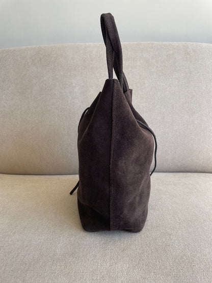 PRE-ORDER Alice Suede Bag | Dark Brown