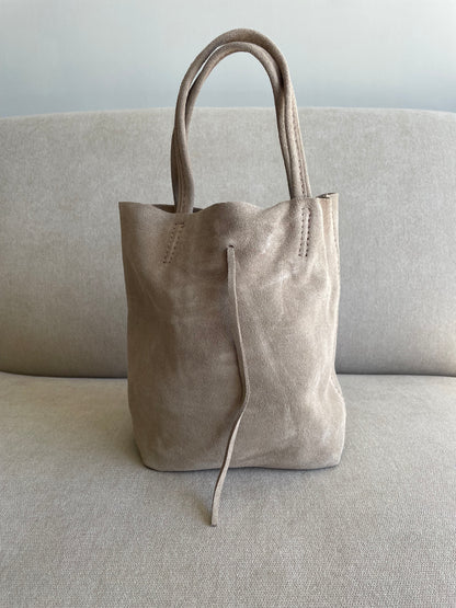 Alice Suede Bag | Sand