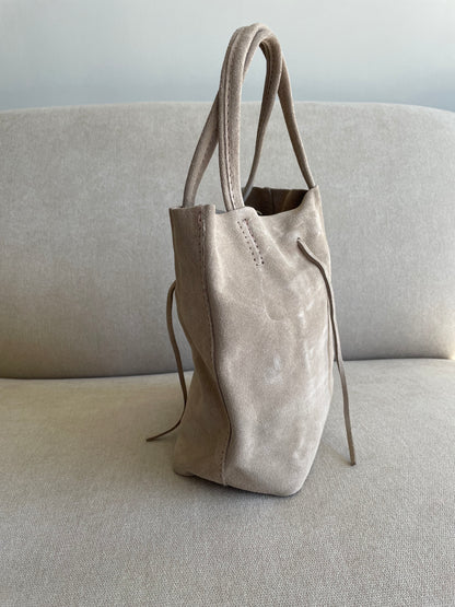 Alice Suede Bag | Sand