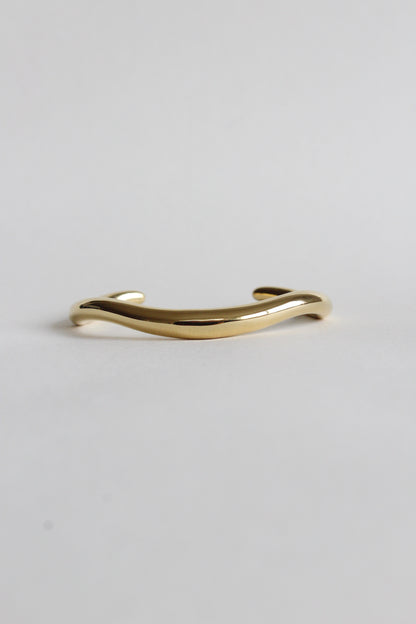 Waved Bracelet | Gold