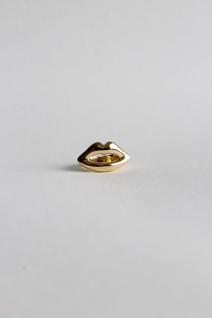 Lips Ring | Gold