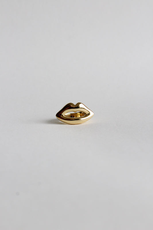 Lips Ring | Gold