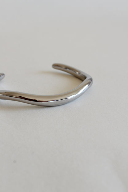 Waved Bracelet | Silver