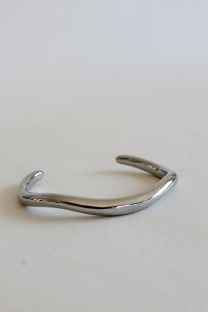 Waved Bracelet | Silver