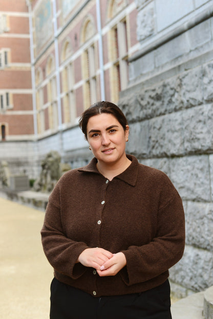 Kylie Cardigan | Dark Brown