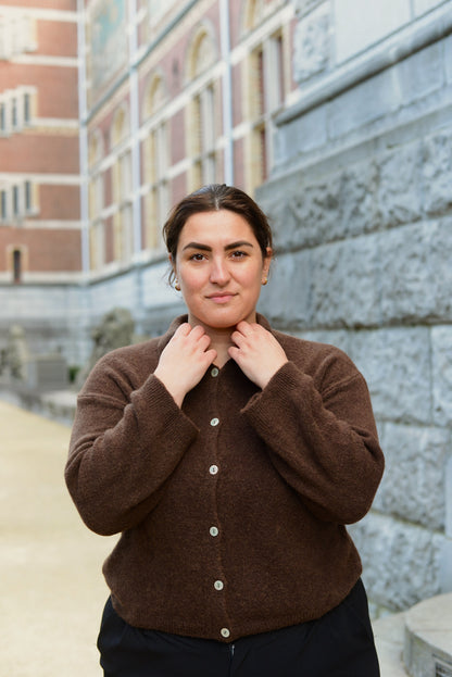 Kylie Cardigan | Dark Brown