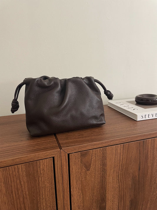 Liv Clutch | Dark Brown