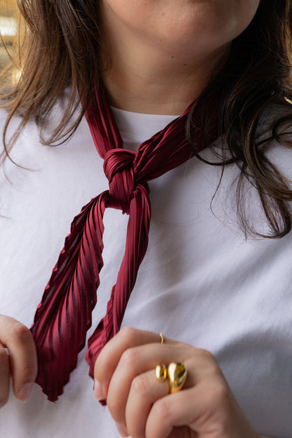 May Scarf | Burgundy