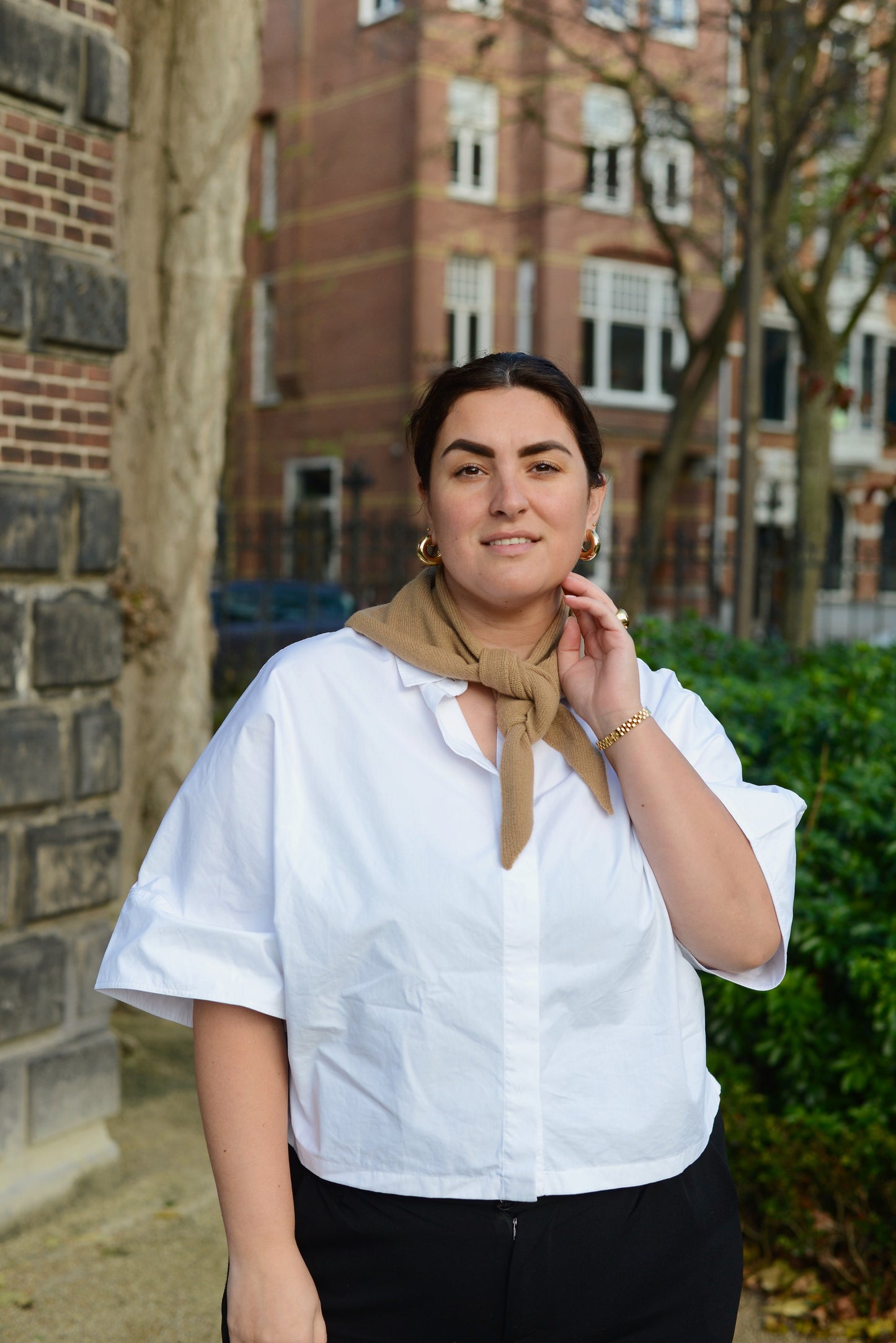 Triangle Scarf | Camel