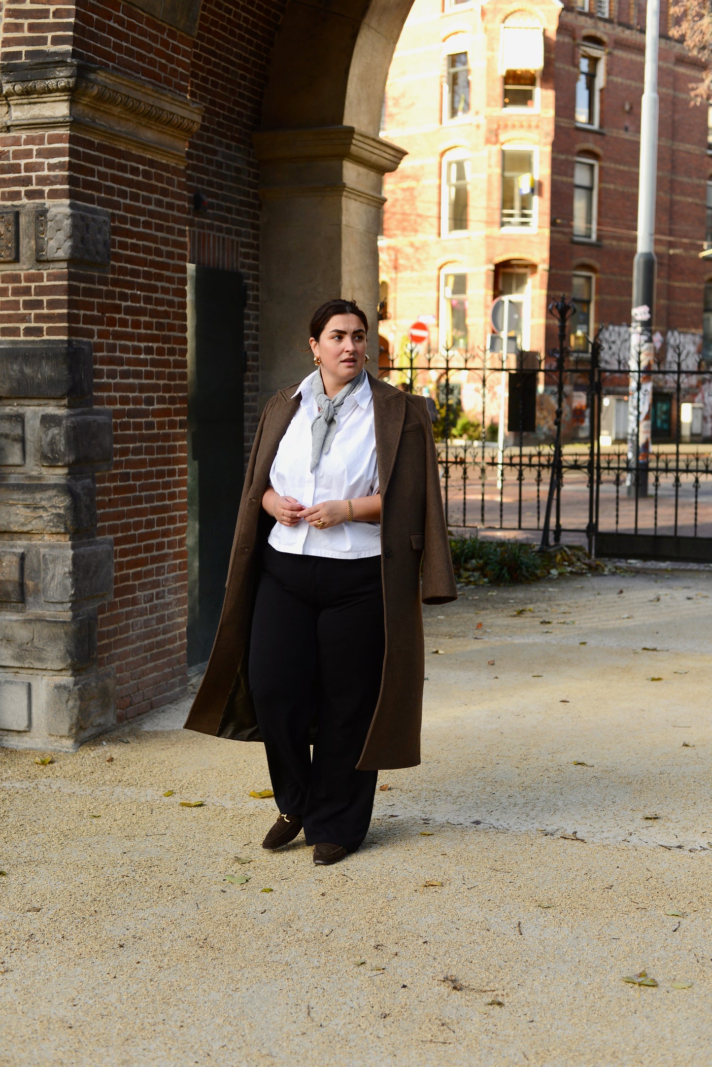 Triangle Scarf | Light Grey