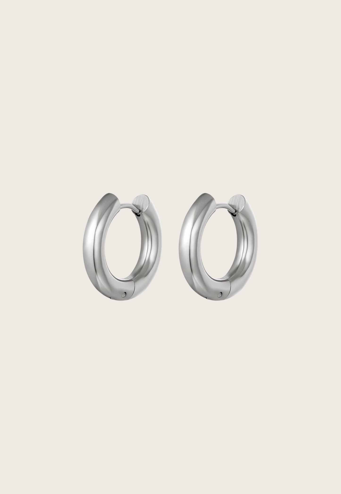 Classic Earrings Medium | Silver
