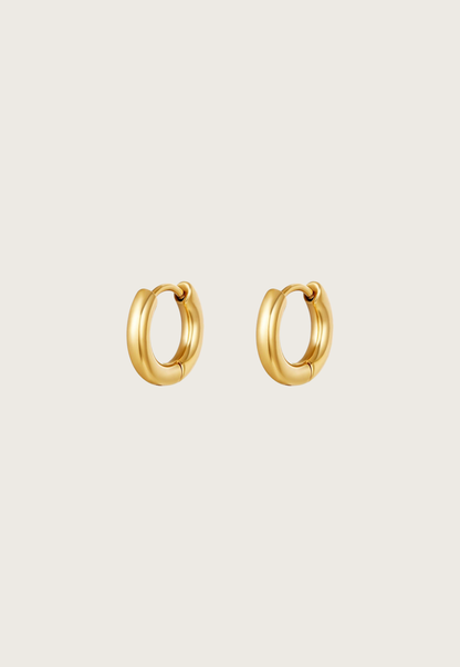 Classic Earrings Small | Gold