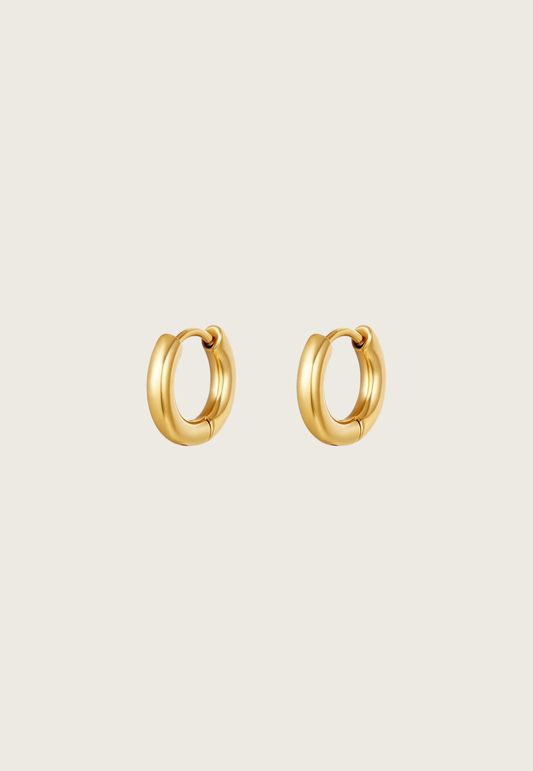 Classic Earrings Small | Gold