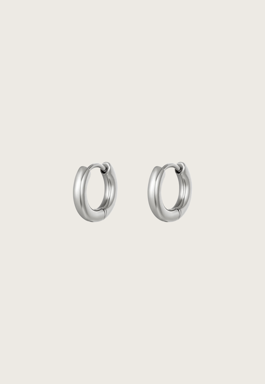 Classic Earrings Small | Silver