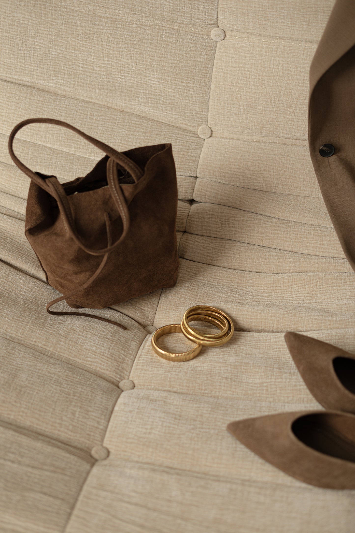 Alice suede bag | Brown