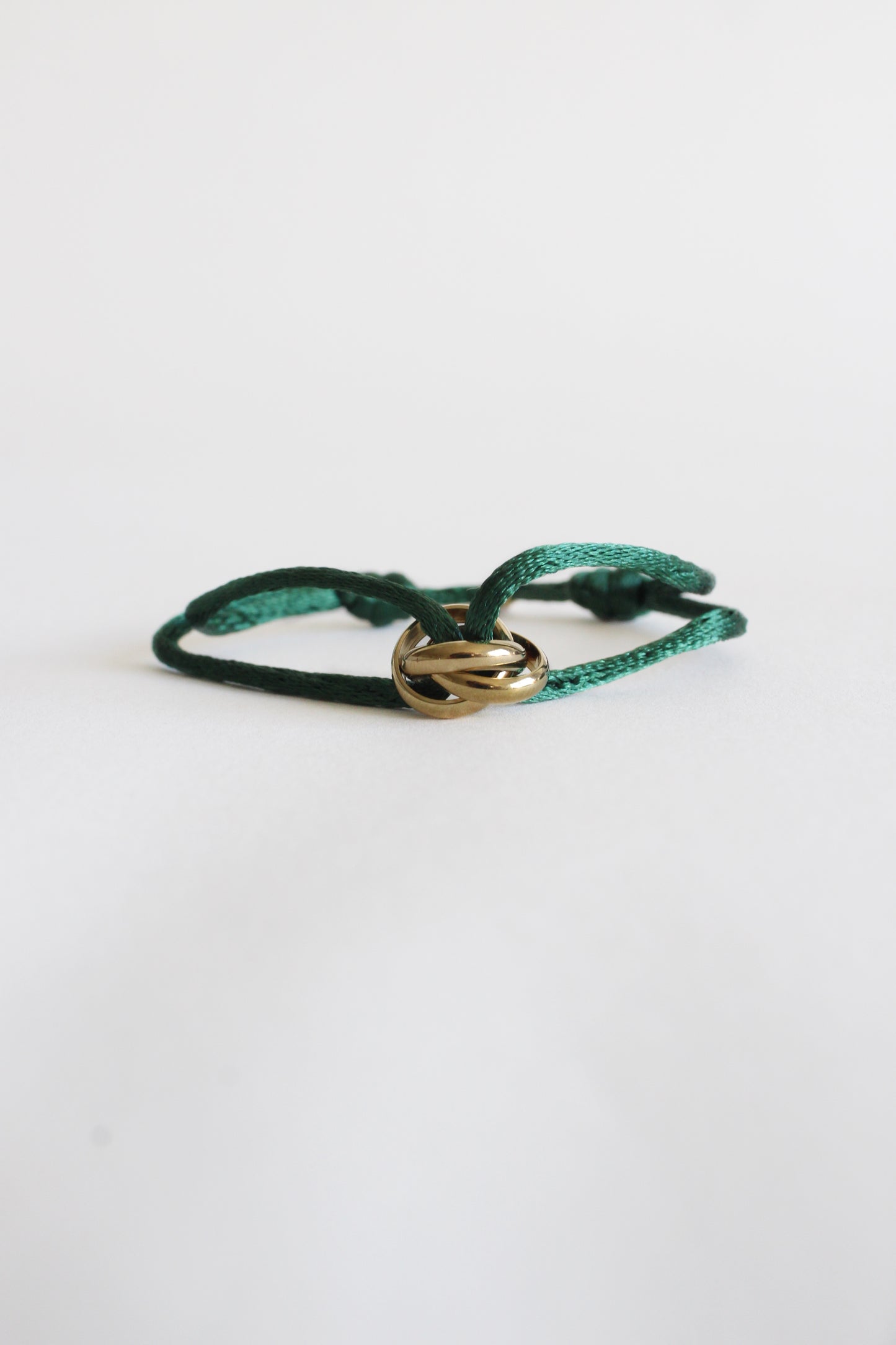 Triple Knot Bracelet | Dark Green