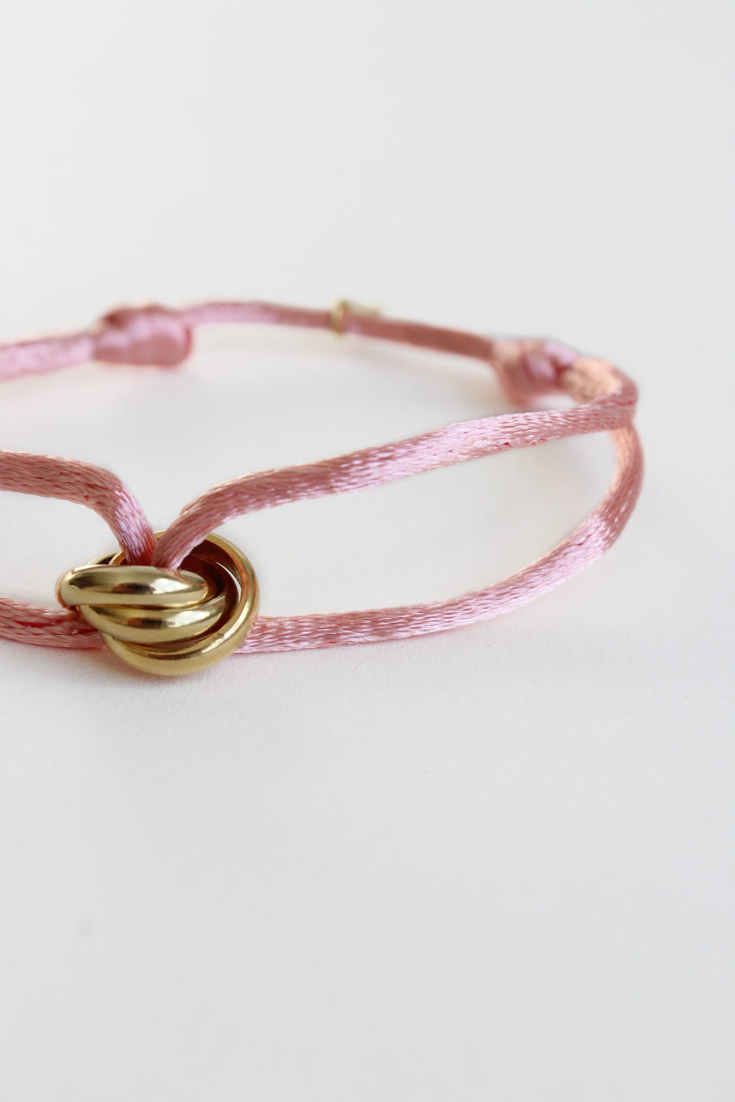 Triple Knot Bracelet | Soft Pink