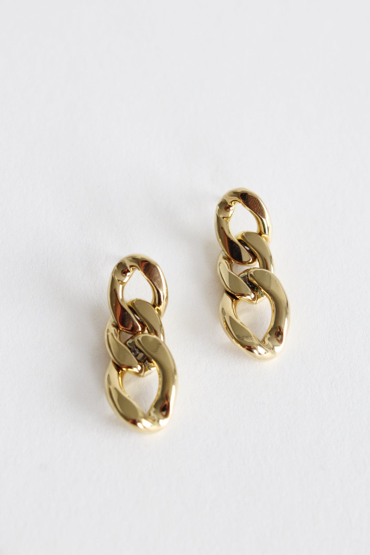 Chain Earrings | Gold