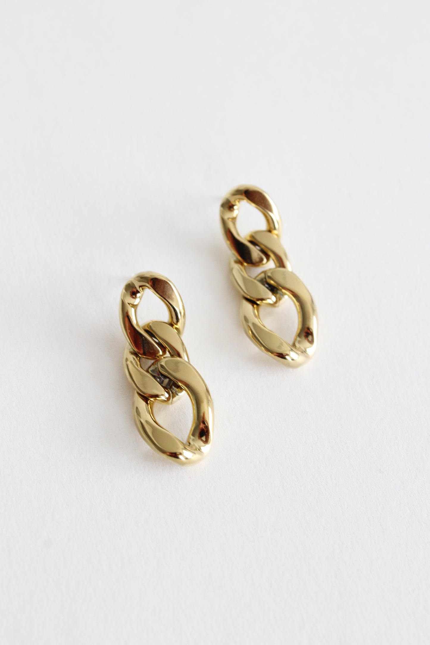 Chain Earrings | Gold