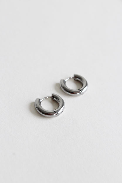 Classic Earrings Small | Silver