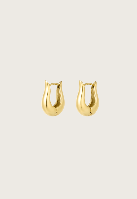Iris Earrings | Gold