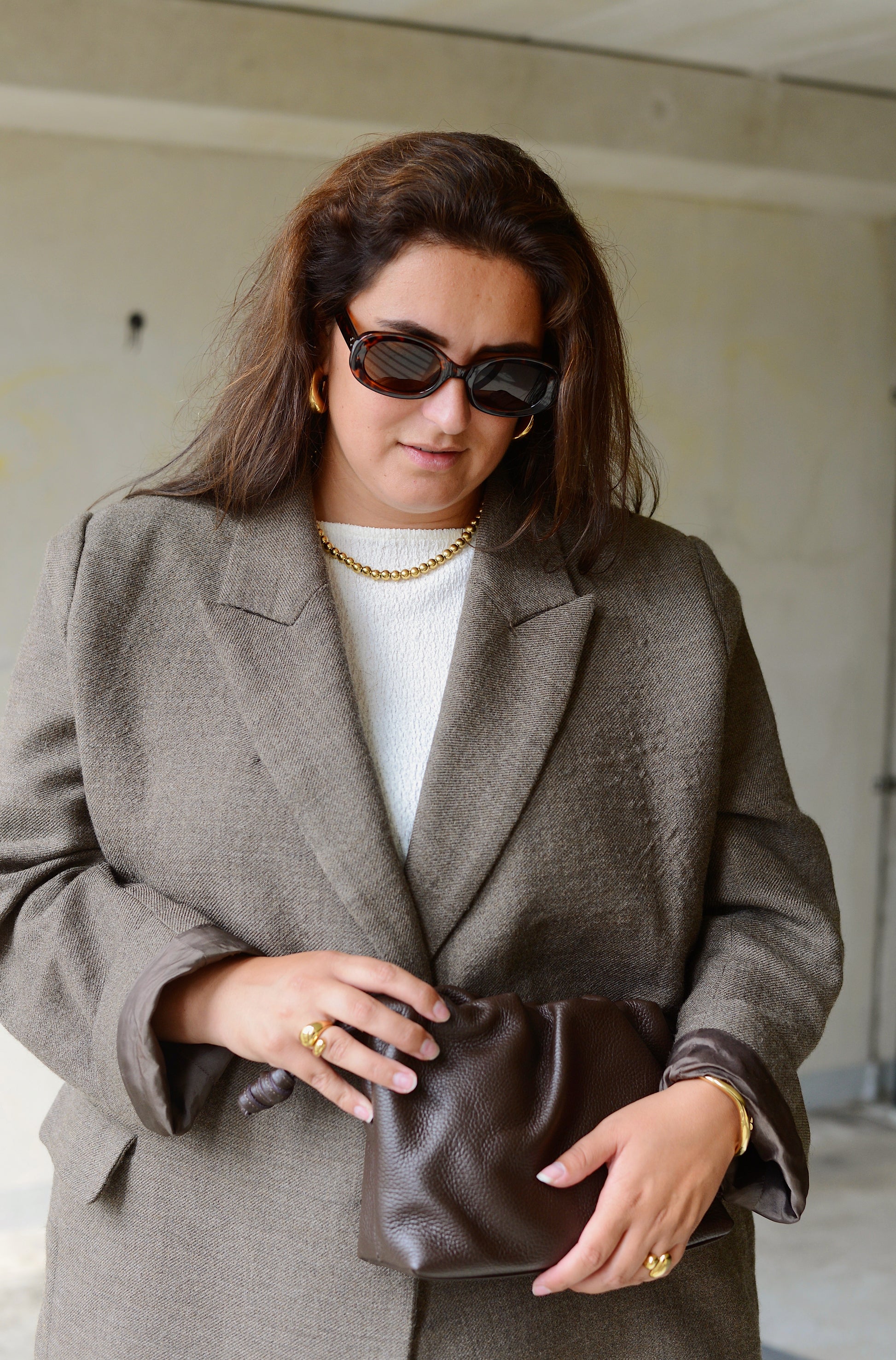 Liv clutch bruin By Chasseur 