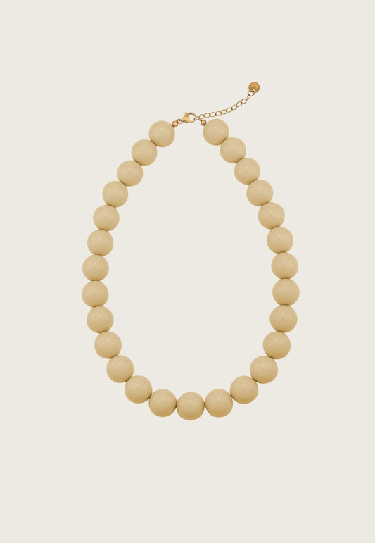 Big Shapes Necklace | Taupe