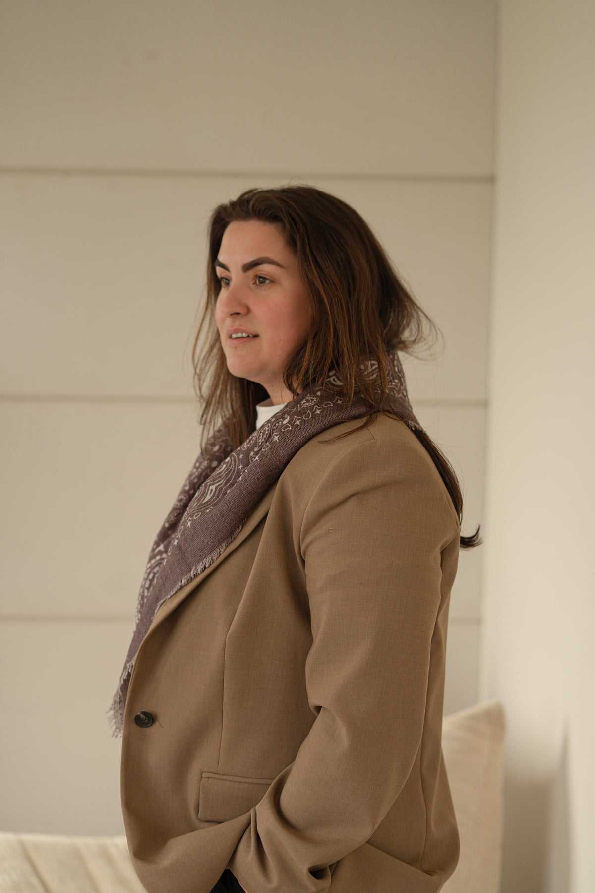 By Chasseur Yas scarf brown